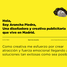 CV. Creativit, Design, and Graphic Design project by Arancha Piedra Dominguez - 01.15.2019