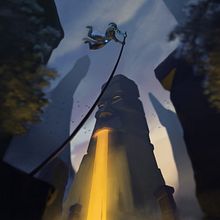 Templo de lava. Un progetto di Illustrazione digitale di Daniel Davoise - 16.01.2019