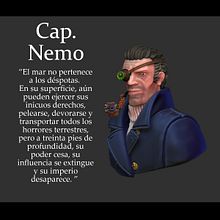 Re-imaginando al Capitán Nemo, Proyecto final del curso.. Creativit, 3D Character Design, and 3D Modeling project by Sergio Gómez - 01.23.2019