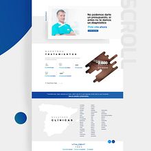 Vitaldent. Web Design project by Zaira García - 01.17.2018