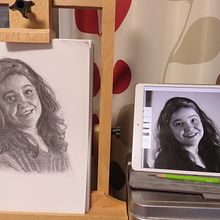 Auto retrato Ein Projekt aus dem Bereich Bleistiftzeichnung von Nicté Kono - 07.02.2019