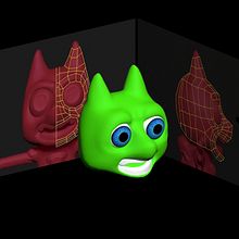 3DS MAX - EJERCICIO 12 - Polymodelling. 3D, 3D Character Design, and 3D Modeling project by Germanuel Caceres - 01.17.2019