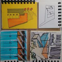 Argumentador gráfico. Architecture, Sketching, L, and scape Architecture project by Marta Salazar - 01.18.2019
