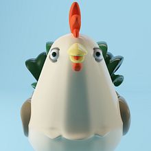 Don Gallo. 3D, Drawing, and 3D Character Design project by Tati Astua - 01.18.2019
