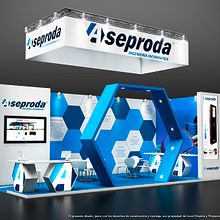 Stand Aseproda. Un proyecto de Diseño de interiores y Diseño gráfico de Ventura Peces-Barba - 18.01.2019