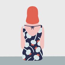 Chicas simétricas . Pencetakan, Ilustrasi tradisional, Ilustrasi Digital & Ilustrasi Vektor proyek oleh Sabina Alcaraz - 01.18.2019