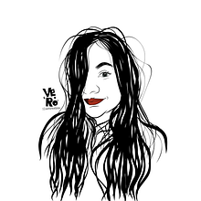 Retrato. Drawing, Portrait Drawing, Design, Traditional illustration, Digital Illustration, and Vector Illustration project by Verónica Rodríguez - 01.15.2019
