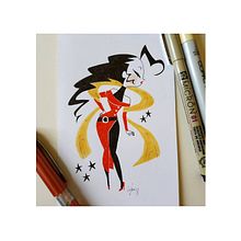 Inktober 2018. Sketching, Drawing, Character Design, and Traditional illustration project by Luján Fernández - 01.19.2019