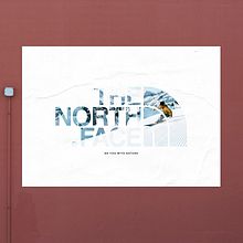 The North Face. Trabajo ficticio. . % sarabarahona tarafından hazırlanan Grafik Tasarım, Ve Reklamcılık projesi - 01.24.2019