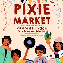 Pixie Market poster. Un progetto di Illustrazione tradizionale di Lorena Spurio - 18.01.2019