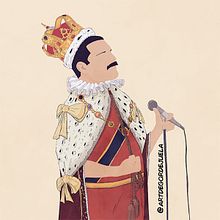God save the queen. Un proyecto de Dibujo, Dibujo de Retrato, Ilustración tradicional, Ilustración digital e Ilustración vectorial de Aitor Ruiz de Gordejuela Ruiz - 21.01.2019