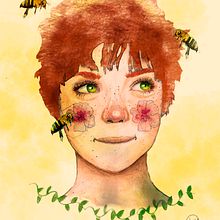 Mi Proyecto del curso: Retrato ilustrado en acuarela. Projekt z dziedziny  Sztuki piękne,  R, sunek, R, sunek ołówkiem, Portret, Trad, c, jna ilustracja, Ilustracja c i frowa użytkownika Yolanda Martínez Méndez - 22.01.2019