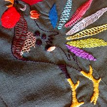 Mi Proyecto del curso: Técnicas de bordado: ilustrando con hilo y aguja. Embroider project by Brenda Paola Cristán García - 01.22.2019