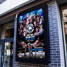 La Triple W - Wrestling poster . Design și Design grafic de Estela Villas Plaza - 05.10.2018