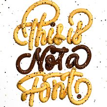 This is not a font . % Ion Romero tarafından hazırlanan 3D, Grafik Tasarım, Dijital İllüstras, on, Harfler, Ve 3D Modelleme projesi - 01.23.2019