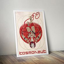 Kosmonaut. Graphic Design, and Traditional illustration project by Iván Ayuso - 01.23.2019