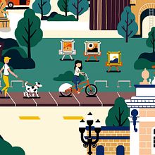 Guía AD, Condé Nast México. Een project van Animatie y Digitale illustratie van Raúl González - 01.12.2018