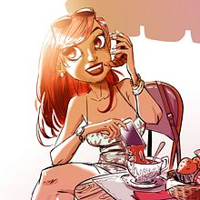 Wrong breakfast. Un progetto di Fumetto e Arte concettuale di Josep Giró - 16.01.2019