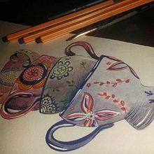 Ilustración Técnica Mixta. Traditional illustration project by Laura Guevara - 01.25.2019