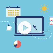 Animación en loop para redes sociales . Een project van 2D-animatie y Motion Graphics van David Salvador - 25.01.2019