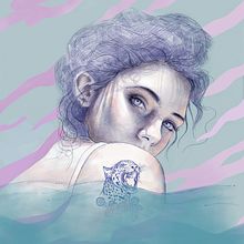 Ojos tan profundos como el mar.. Un proyecto de Ilustración tradicional de María González - 10.01.2019