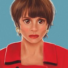 Tacones Lejanos - Almodóvar. Realistic Drawing, Character Design, Traditional illustration, and Digital Illustration project by Antonio Ufarte - 01.25.2019