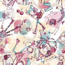 Portfolio Diseño de estampados Textiles. Un proyecto de Pattern Design de Bárbara Senderowicz - 26.01.2019
