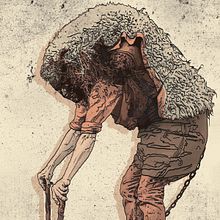 Man in a feminist disguise (Wolf in sheep's clothing). Un projet de Beaux Arts, Esquisse , B, e dessinée, Art conceptuel, Créativité, Dessin, Design , Conception d'affiches, Illustration traditionnelle et Illustration numérique de JUANJO NEZNA - 26.01.2019