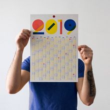 Calendario 2019. Graphic Design project by Clara Briones Vedia - 01.26.2019