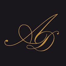 Adele // Monograma. Br, ing, Identit, Design, Graphic Design, Vector Illustration, T, and pograph project by Brenda Fernández - 01.27.2019