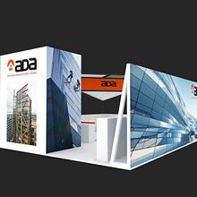 Diseños de Stands. 3D, Interior Architecture, Interior Design, Graphic Design, and 3D Modeling project by Pedro Herrador Román - 01.27.2019
