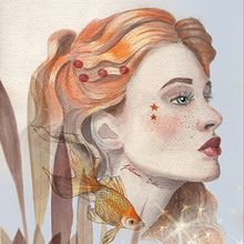 LA CHICA DEL FUEGO. Un proyecto de Ilustración tradicional e Ilustración digital de pat mendo - 28.12.2018