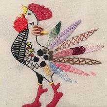 Mi Proyecto del curso: Técnicas de bordado: ilustrando con hilo y aguja. Embroider project by Pilar Sanz - 01.27.2019