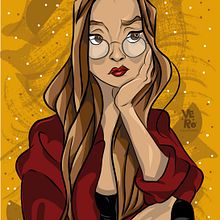 Yellow. Drawing, Graphic Design, Traditional illustration, Digital Illustration, and Vector Illustration project by Verónica Rodríguez - 01.28.2019