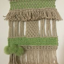 Mi Proyecto del curso: Introducción al macramé: creación de un tapiz decorativo. Product Design project by Raquel Nasser - 01.28.2019