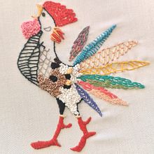 Mi Proyecto del curso: Técnicas de bordado: ilustrando con hilo y aguja. Embroider project by Florencia Deniso - 01.28.2019