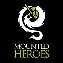 Mounted Heroes Logotype . Br, ing și identitate, Design și Design grafic de Estela Villas Plaza - 03.10.2016