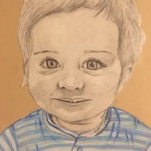 Mateo. Un progetto di Collage, Creatività, Disegno a matita, Disegno di ritratti, Illustrazione tradizionale e Pittura di Lidia Cantos - 29.01.2019