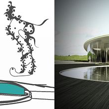 ARCHITECTURE IN NATURE . Een project van 3D-animatie, Architectuur y  3D-modellering van Francesco Schiavone - 29.07.2014