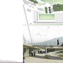 UN BASAMENTO PER LA CITTA’ DI POMPEI. Een project van Architectuur y  3D-modellering van Francesco Schiavone - 29.09.2010