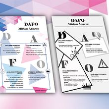 Cartelería DAFO sobre diseñadores. Projekt z dziedziny  Projektowanie plakatów i Projektowanie graficzne użytkownika Miriam Álvarez - 29.01.2019