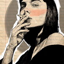 MAMBA NEGRA. Traditional illustration, and Digital Illustration project by Aina Farm - 01.29.2019