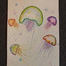 Medusa en técnica modernas Ein Projekt aus dem Bereich Aquarellmalerei von María Figueroa - 29.01.2019