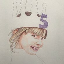 Retratos con boligrafo a color. Un proyecto de Dibujo de Retrato e Ilustración tradicional de Ana González Palomo - 29.01.2019