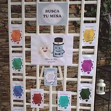 Señalización para Boda. Un proyecto de Ilustración tradicional y Señalética de Noelia García - 20.09.2015