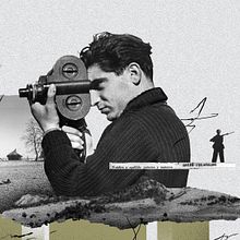 Tributo a Robert Capa. Un progetto di Design editoriale, Illustrazione tradizionale e Illustrazione digitale di Israel GV - 29.01.2019