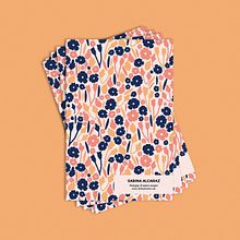 Postal estampada. Fine Arts, Br, ing, Identit, Creativit, Design, Pattern Design, Editorial Design, Printing, Portfolio Development, Traditional illustration, Digital Illustration, and Vector Illustration project by Sabina Alcaraz - 01.30.2019