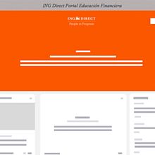 ING Direct - Low wireframe. Un proyecto de UX / UI de Isa Garcia - 30.01.2019