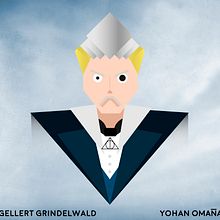 Gellert Grindelwald  -  Berlín Ein Projekt aus dem Bereich Digitale Illustration von Yohan Omaña - 31.01.2019