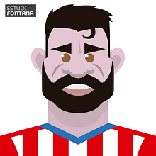 ZENTRATOS · Retratos elaborados con el mínimo de elementos posible.. Un proyecto de Diseño de personajes, Ilustración tradicional, Ilustración digital e Ilustración vectorial de Jordi Fontana - 31.01.2019